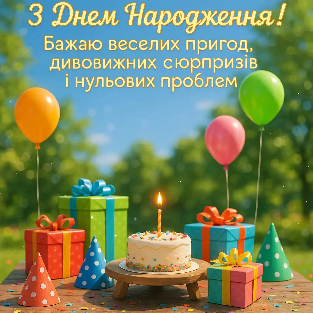 Прикольні привітання з днем народження