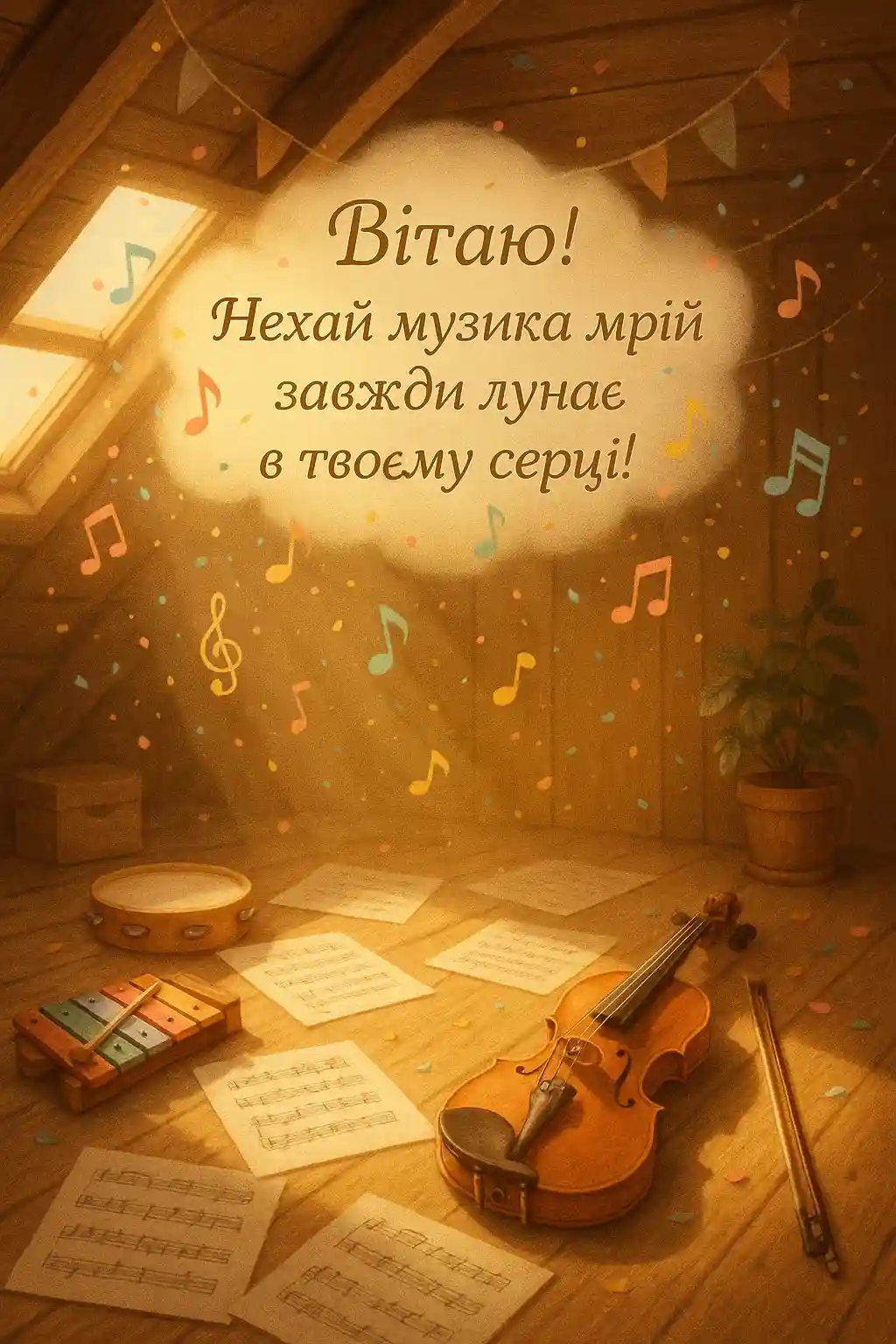 Музичне привітання з днем народження онука
