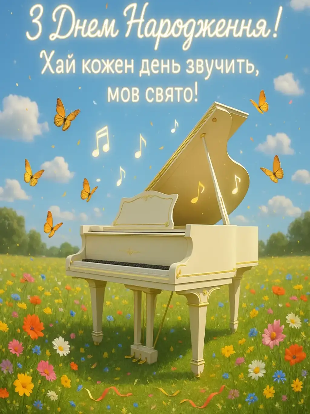 Музичне привітання з днем народження онука