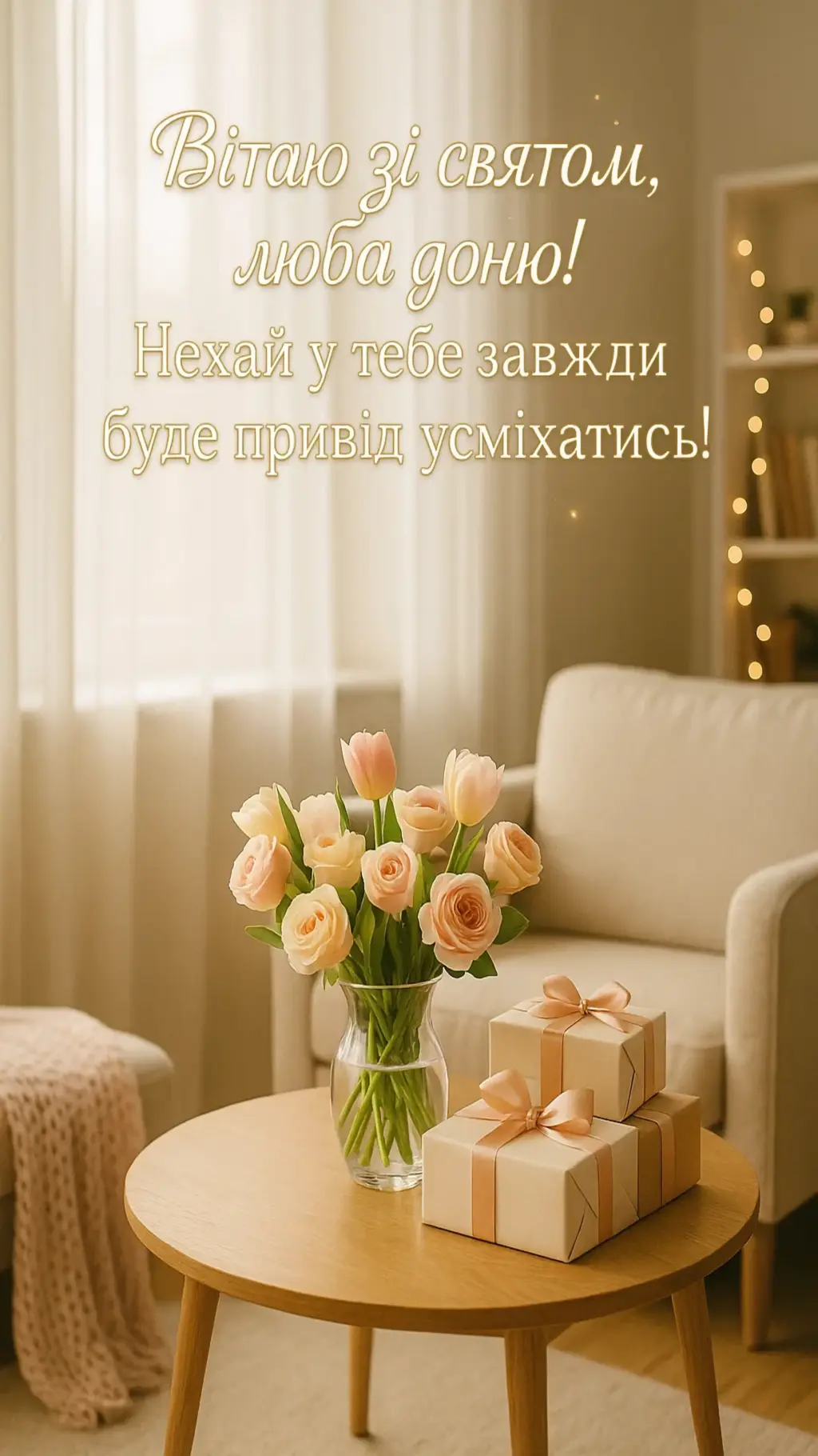 Привітання для донечки