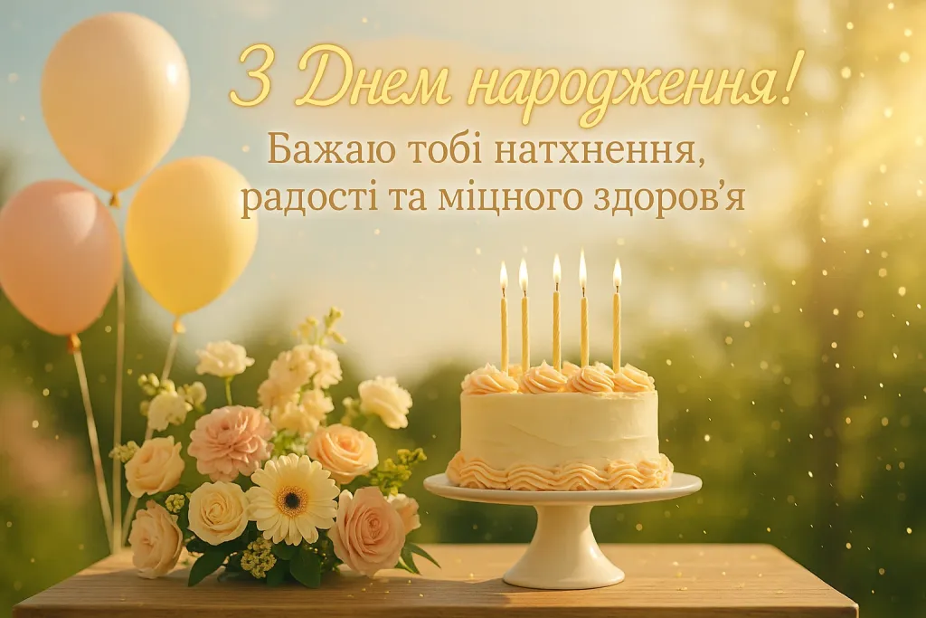 Привітання з днем народження для дочки
