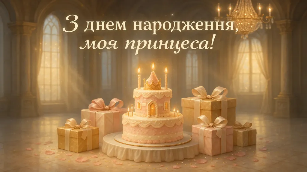 Привітання з днем народження для дочки