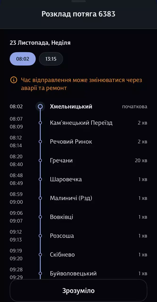 Квитки на приміські поїзди дозволили купувати онлайн: як це зробити хмельничанам