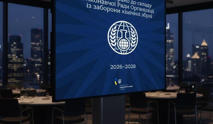Україну обрано до Виконавчої ради Організації із заборони хімзброї