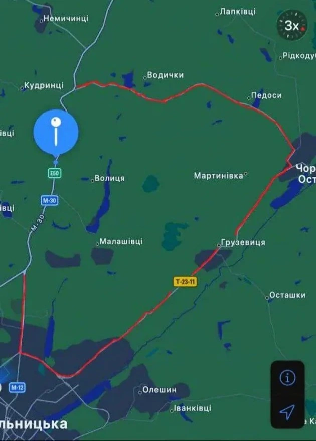 Внаслідок ДТП на одній з трас Хмельниччини перекрито рух транспорту