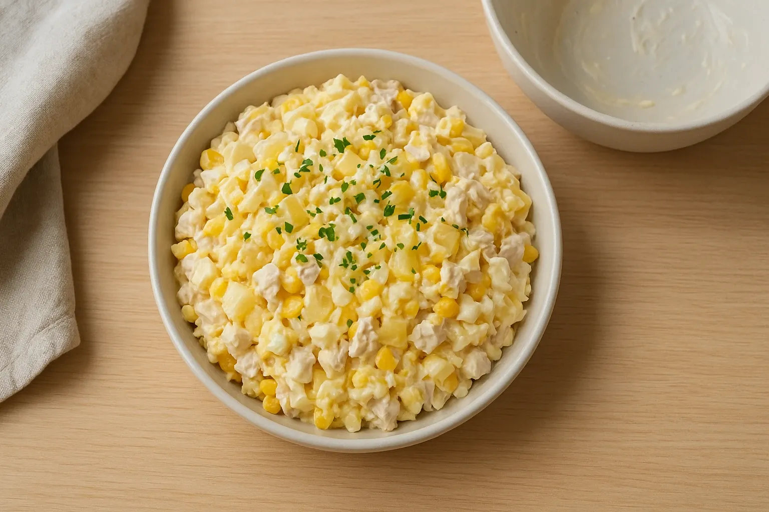 Як приготувати салат курка з ананасами