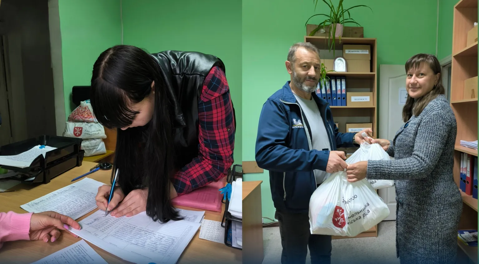 Гуманітарна допомога ВПО: Штаб допомоги вимушеним переселенцям продовжує видачу продуктових наборів