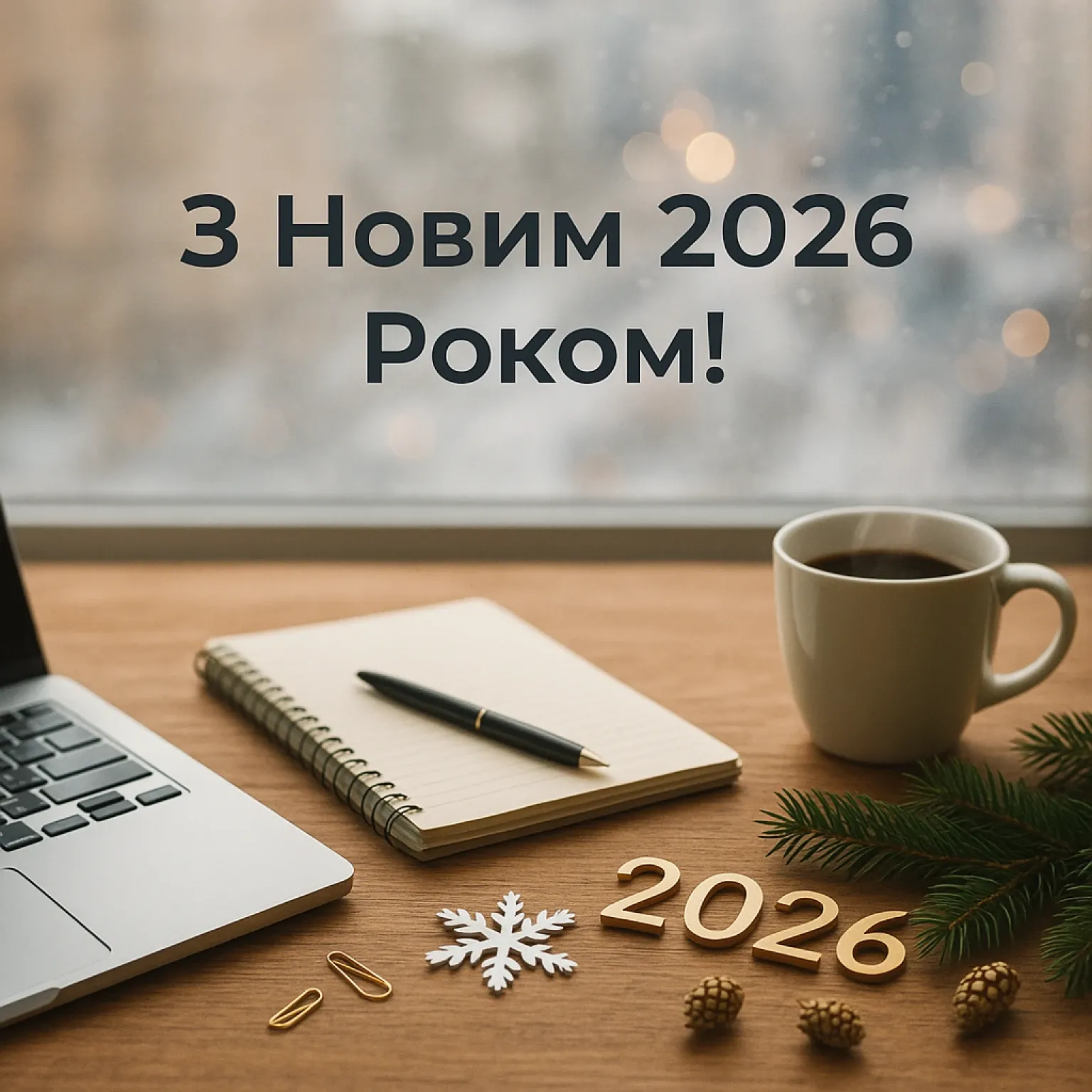 Щирі привітання з Новим роком 2026