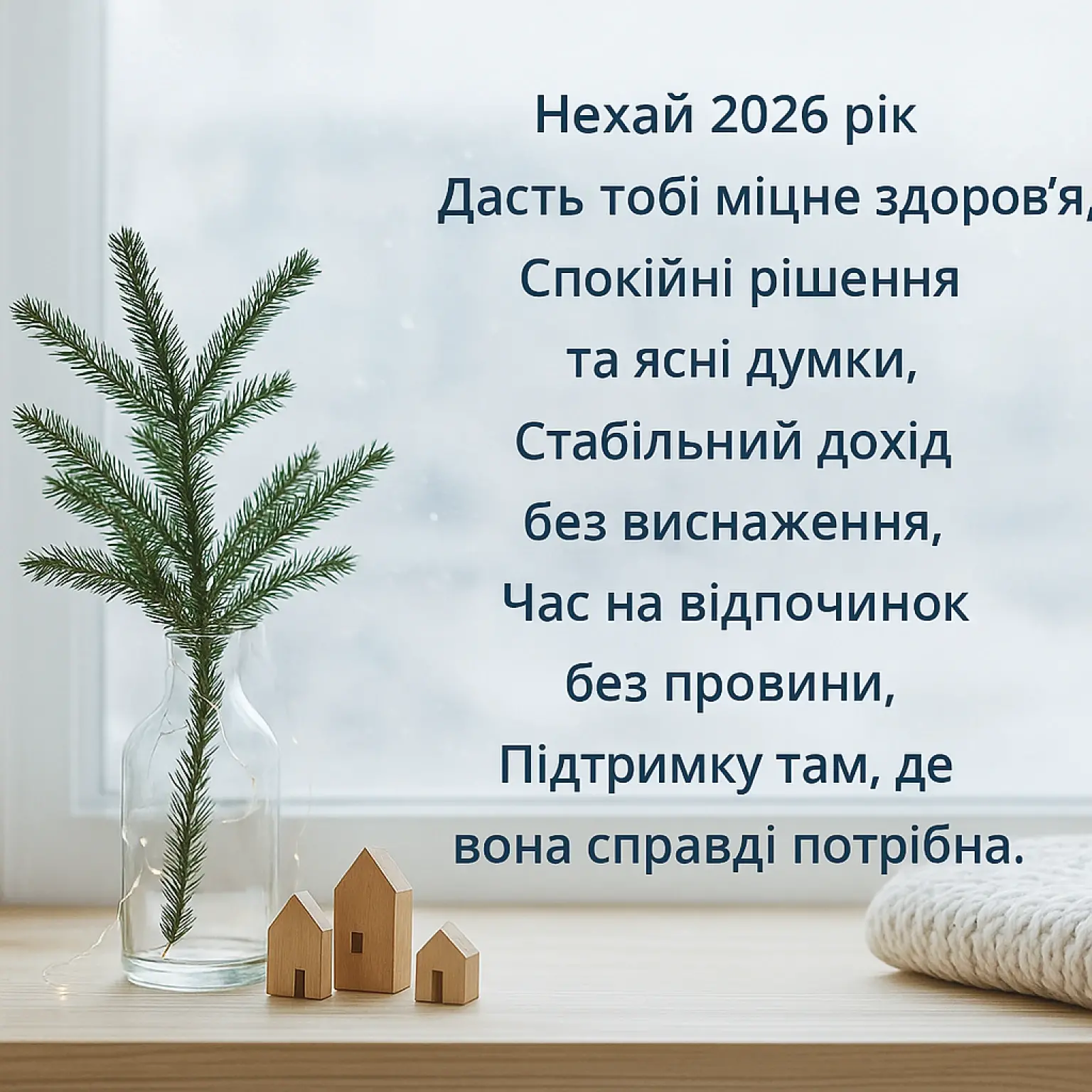 Щирі привітання з Новим роком 2026