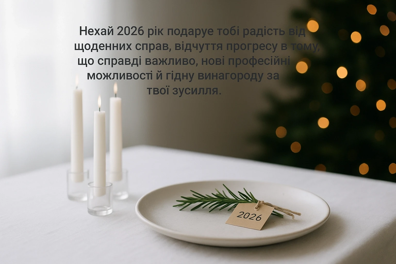 Щирі привітання з Новим роком 2026