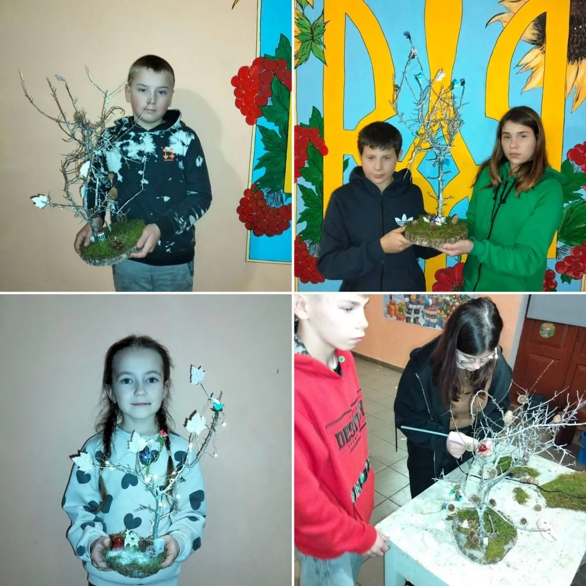 Майстер-клас “Зимові дерева”.