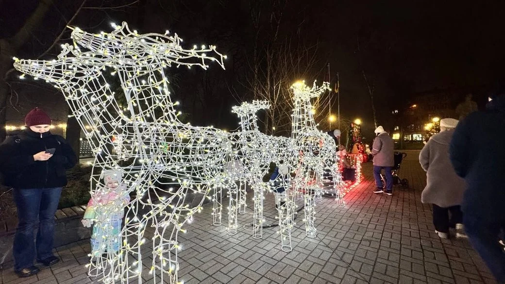 Головну ялинку відкрили у Хмельницькому: фоторепортаж