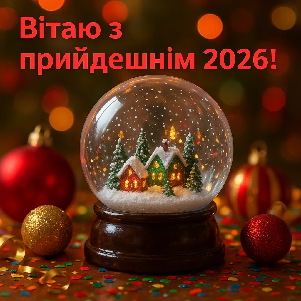 Привітання з прийдешнім новим роком 2026 Привітання з прийдешнім новим роком 2026
