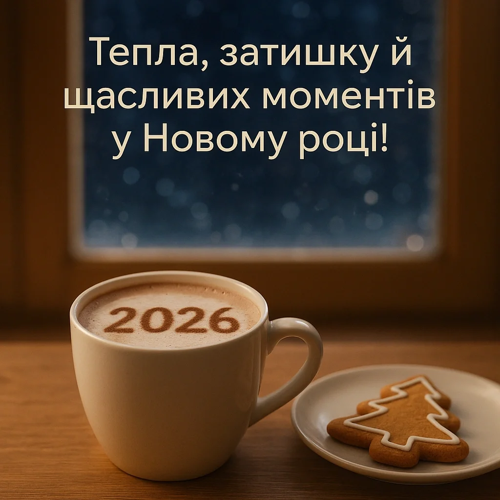 Привітання з прийдешнім новим роком 2026 Привітання з прийдешнім новим роком 2026