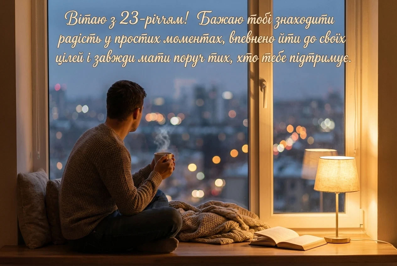 з днем народження хлопцю 23 роки