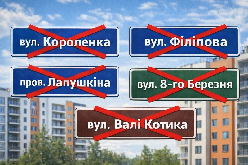 П’ять вулиць Хмельниччини готують до перейменування через радянську спадщину