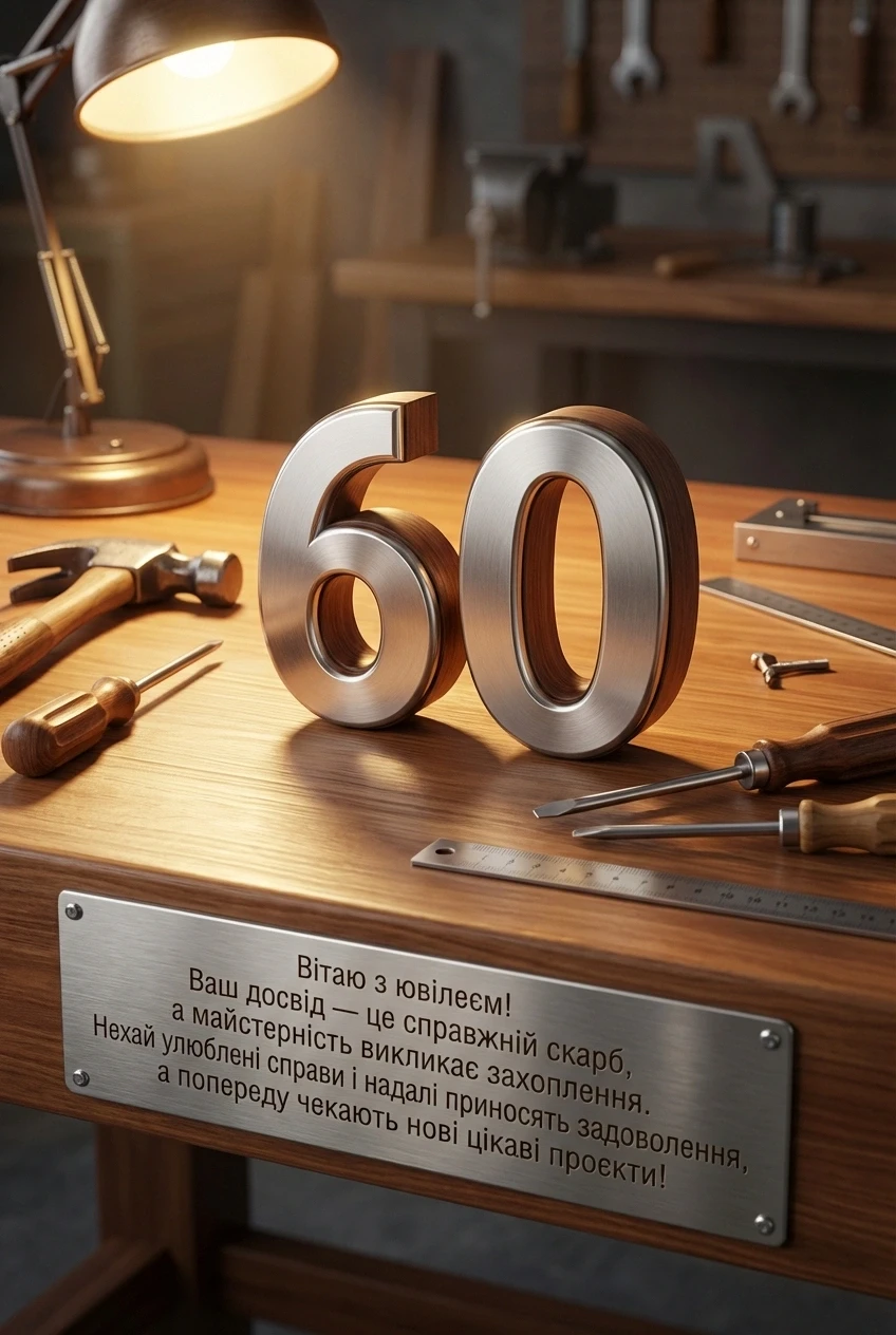з ювілеєм 60