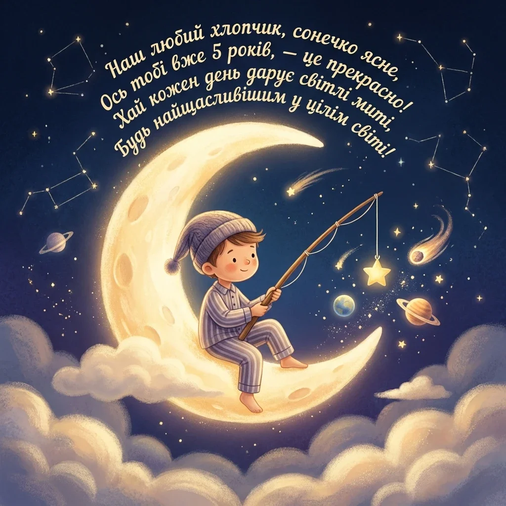 з днем народження онука 5 років