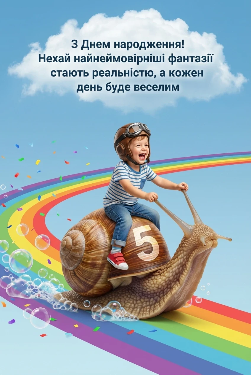 з днем народження онука 5 років