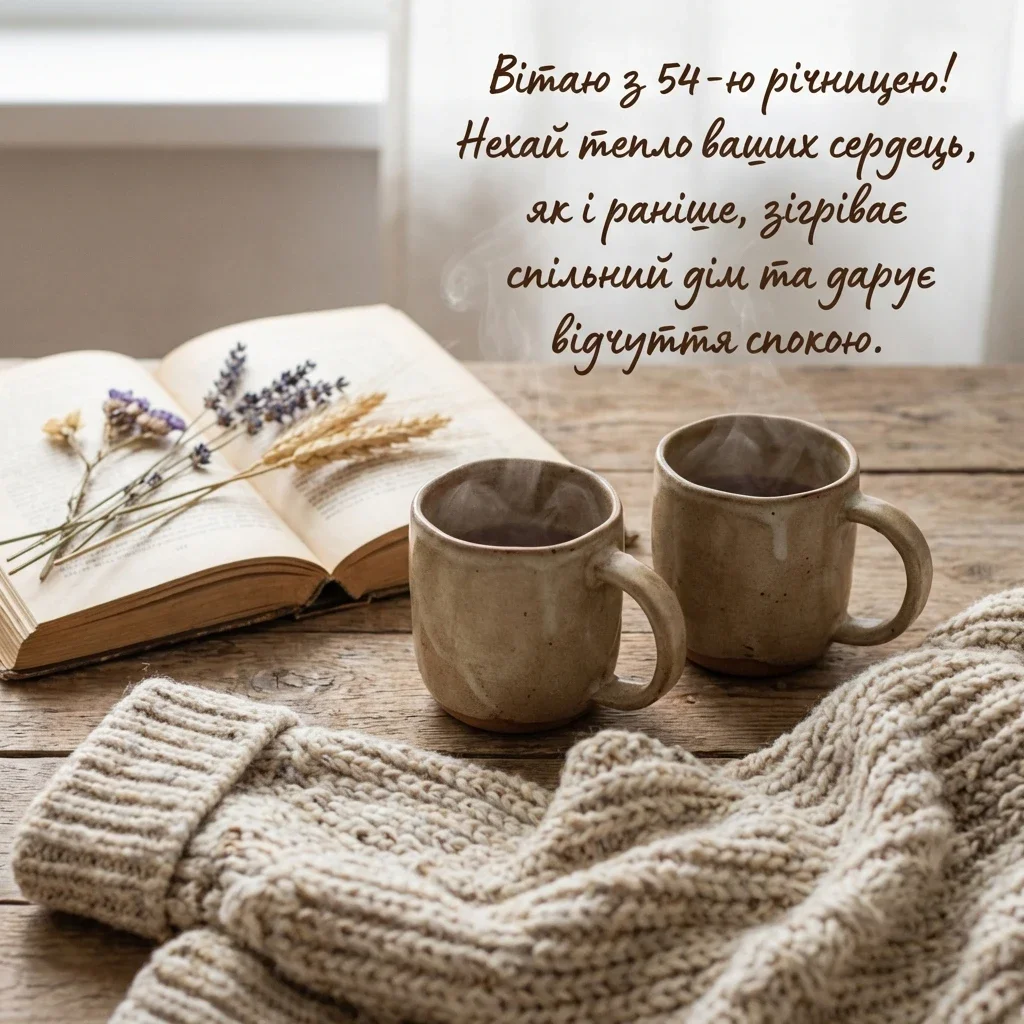 54 роки весілля