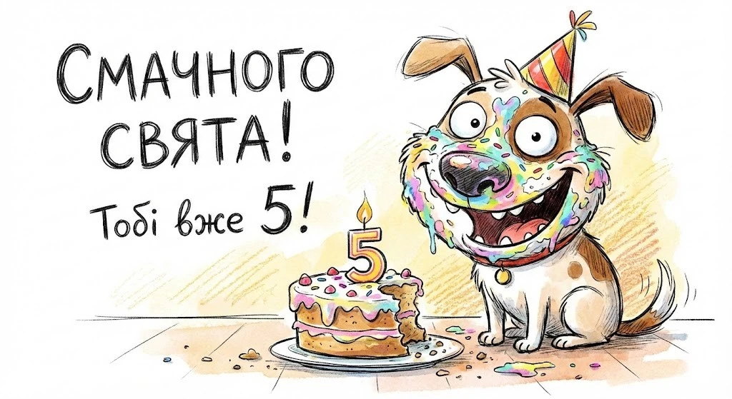 Привітання для онука з днем народження на 5 років
