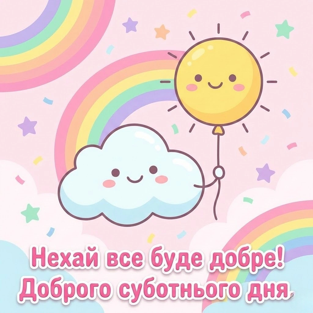 Доброго суботнього дня: картинки українською для душевних вітань та гарного настрою