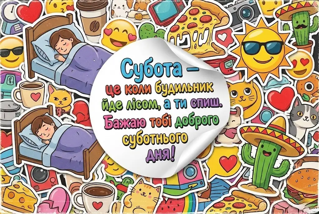 Доброго суботнього дня: картинки українською для душевних вітань та гарного настрою