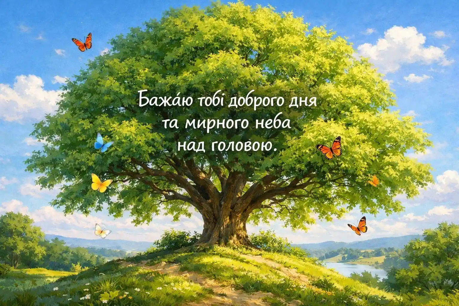 Листівки з добрим днем: душевні побажання та красиві картинки для гарного настрою