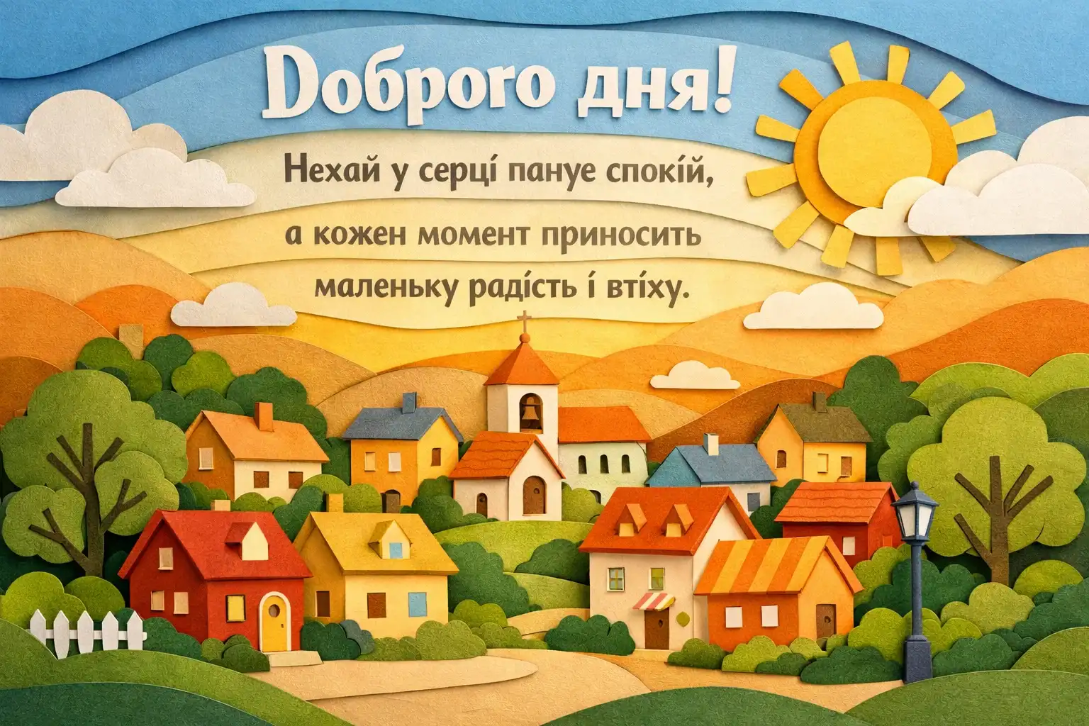 Листівки з добрим днем: душевні побажання та красиві картинки для гарного настрою