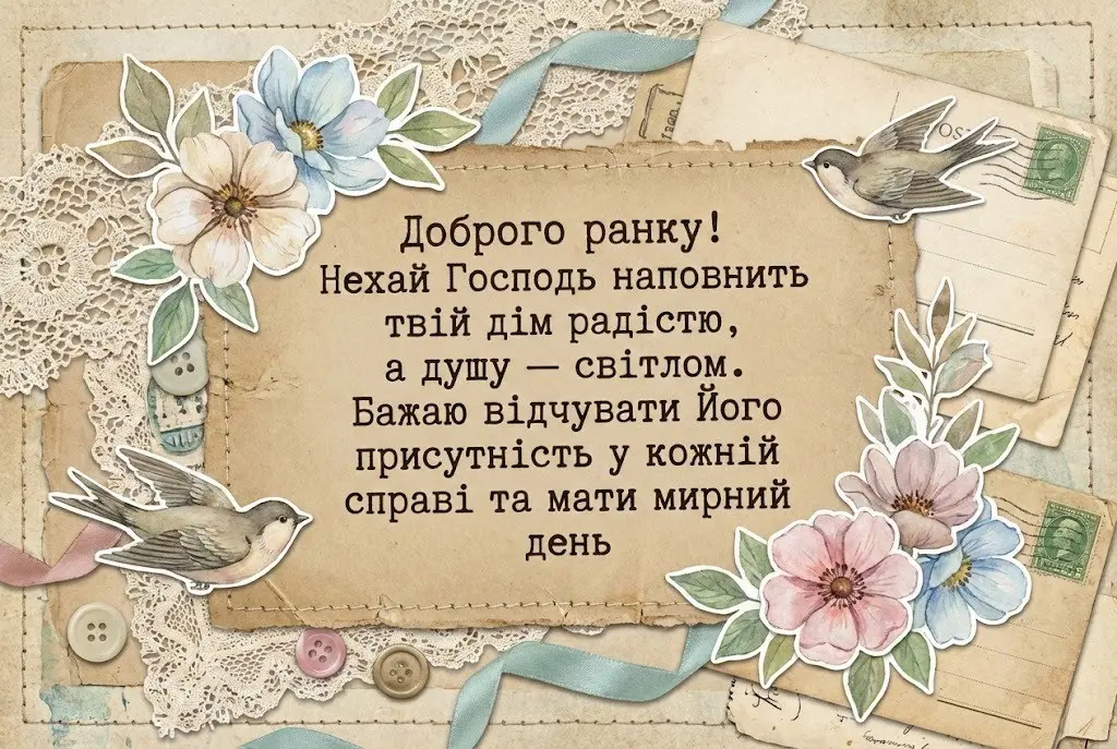 Доброго ранку: християнські картинки для душевного тепла та Божого благословення