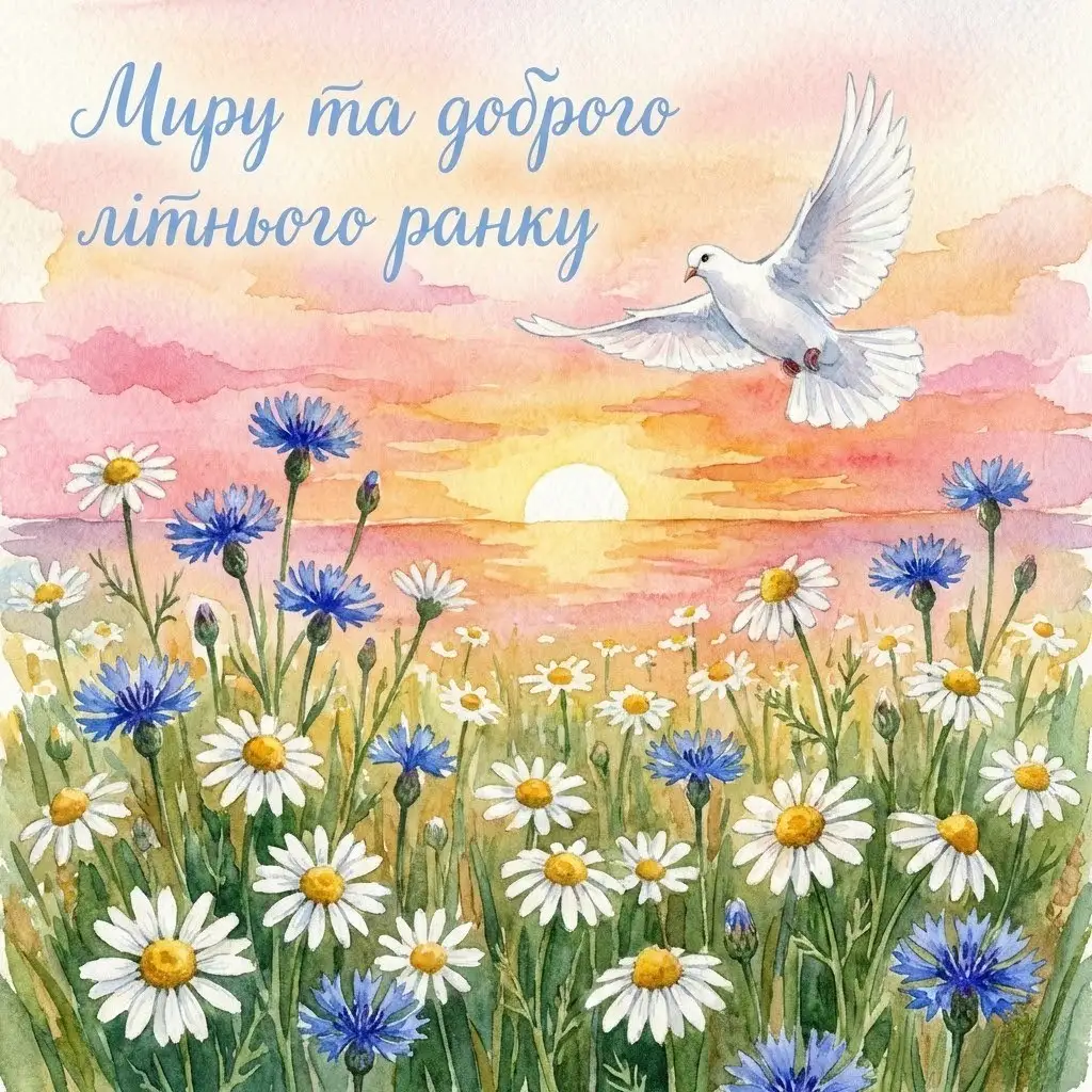 Доброго літнього ранку: картинки та душевні побажання для гарного настрою