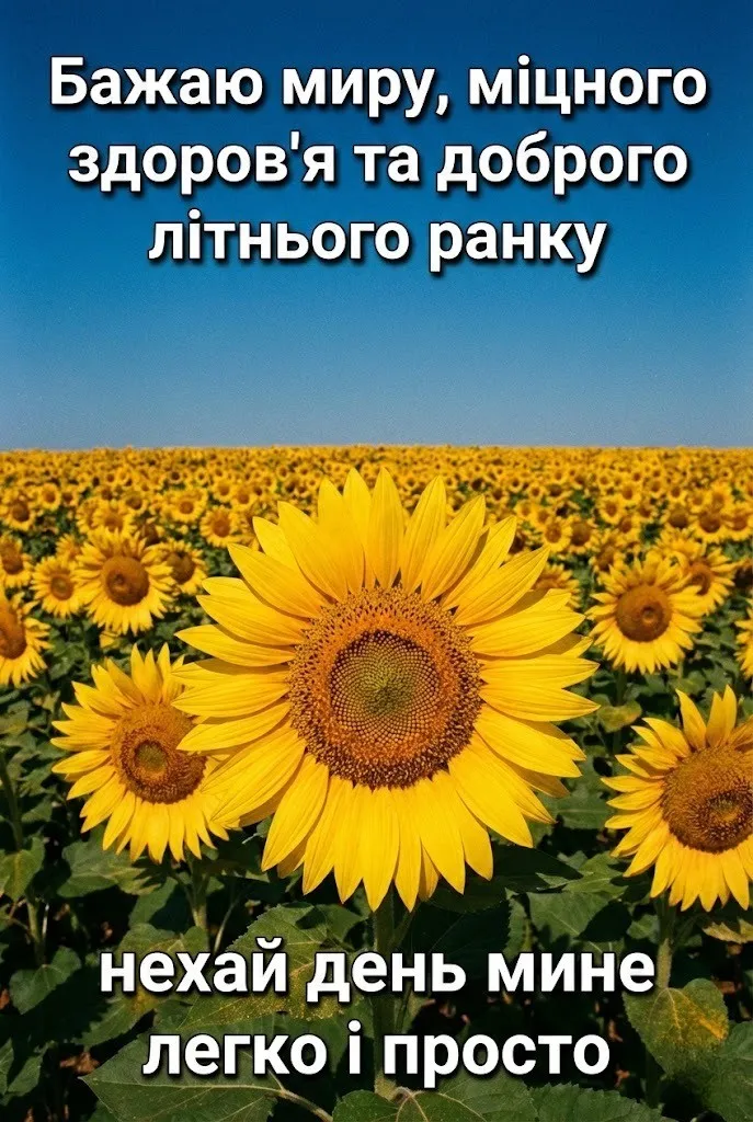 Доброго літнього ранку: картинки та душевні побажання для гарного настрою