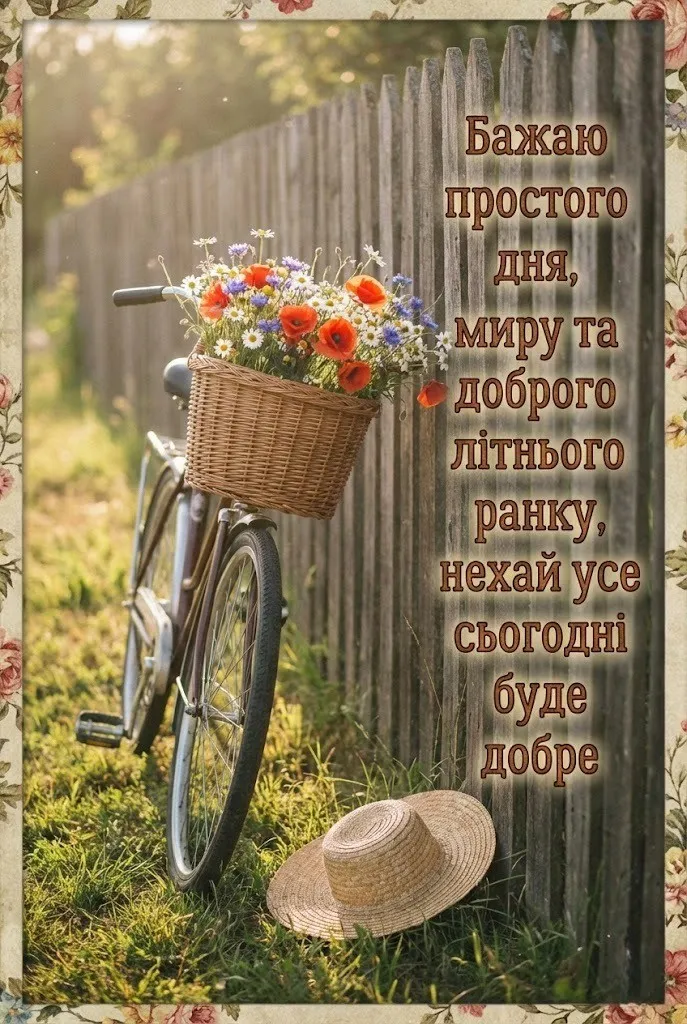 Доброго літнього ранку: картинки та душевні побажання для гарного настрою
