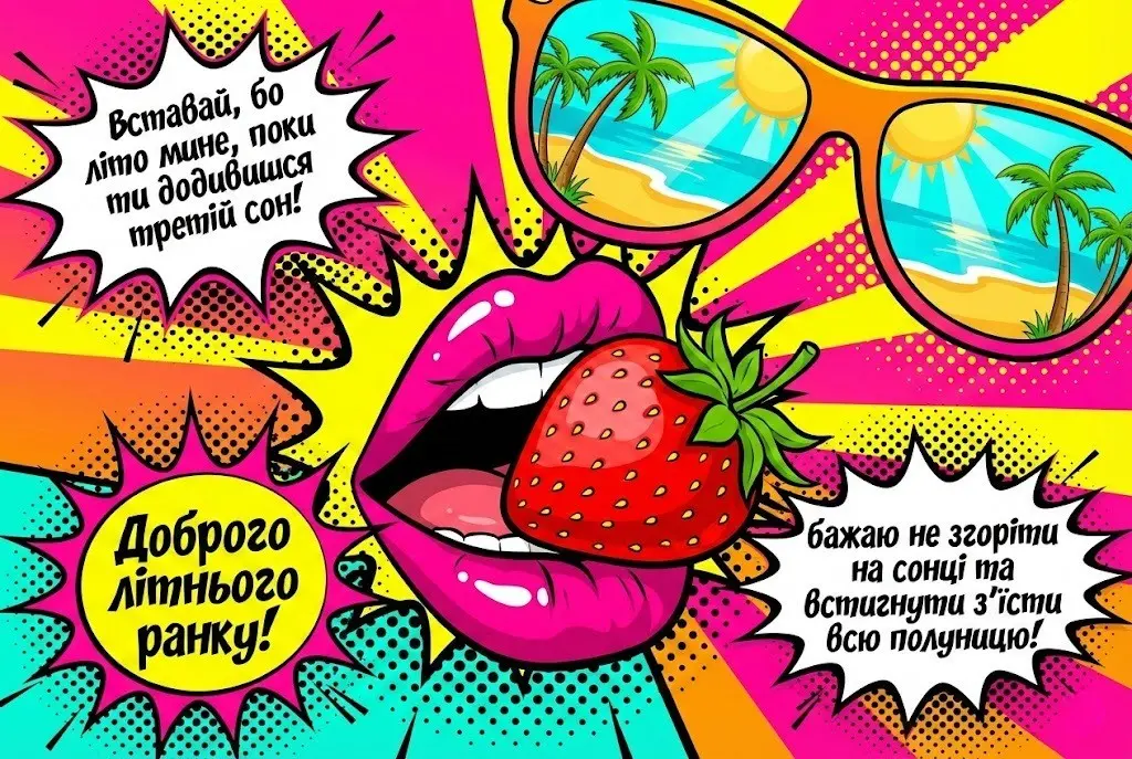 Доброго літнього ранку: картинки та душевні побажання для гарного настрою