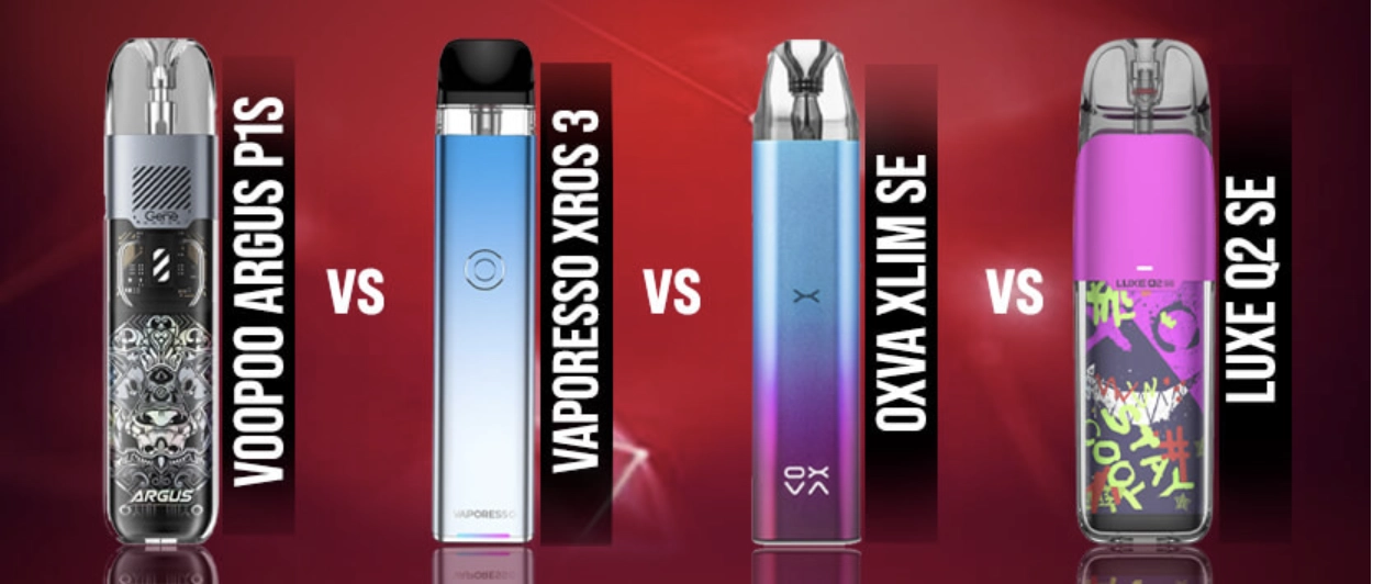 Бренди POD-систем і їх “фірмові фішки”: що відрізняє Vaporesso, OXVA, Voopoo, Uwell, SMOK