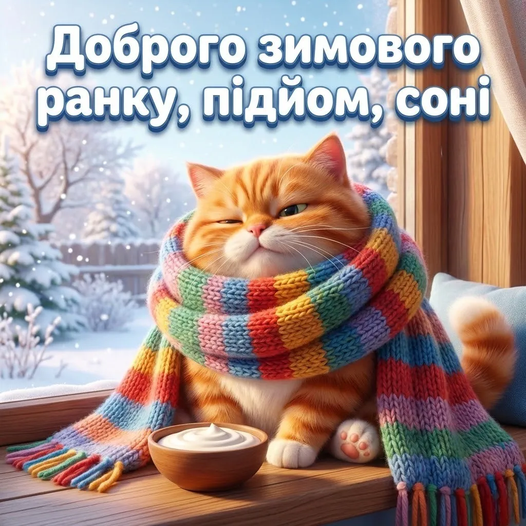 Доброго зимового ранку: душевна добірка для гарного настрою