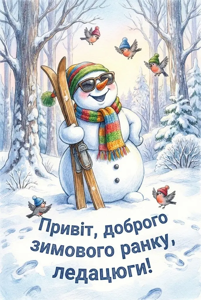 Доброго зимового ранку: душевна добірка для гарного настрою