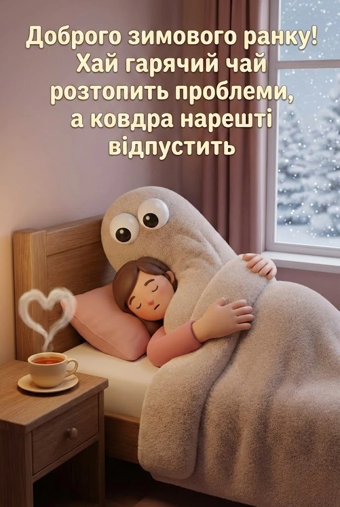 Доброго зимового ранку: душевна добірка для гарного настрою