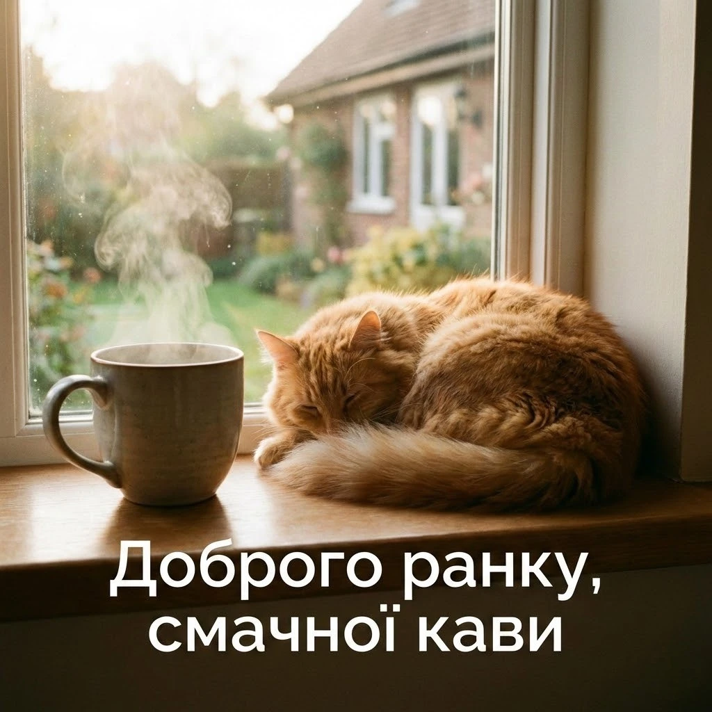Доброго ранку з котиками: найтепліші картинки та душевні побажання для гарного настрою