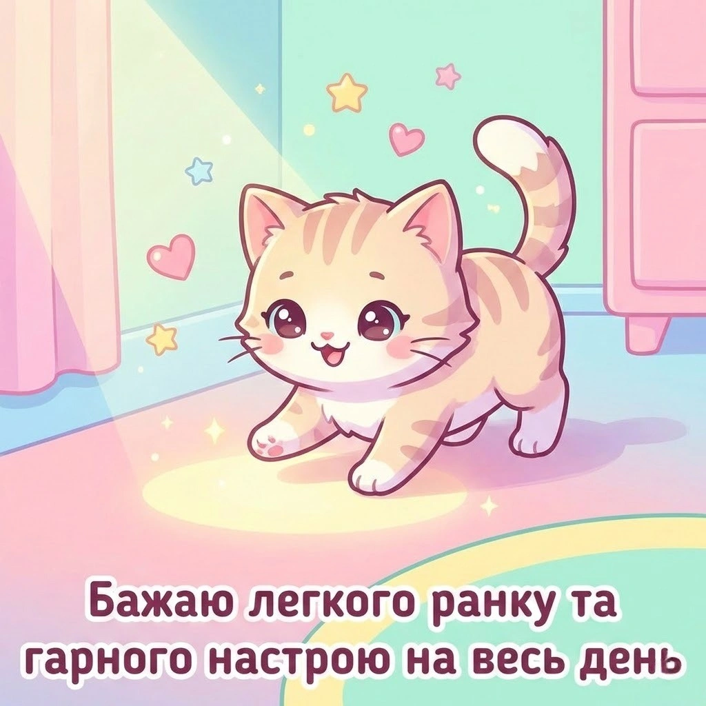 Доброго ранку з котиками: найтепліші картинки та душевні побажання для гарного настрою