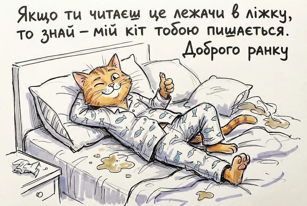 Доброго ранку з котиками: найтепліші картинки та душевні побажання для гарного настрою