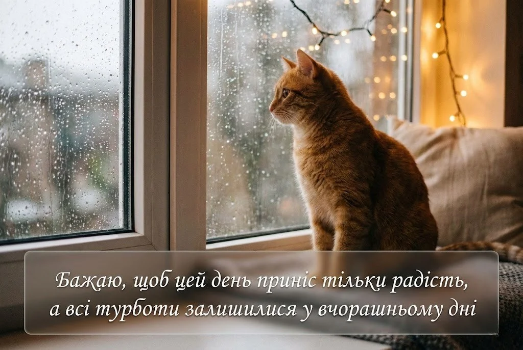 Доброго ранку з котиками: найтепліші картинки та душевні побажання для гарного настрою