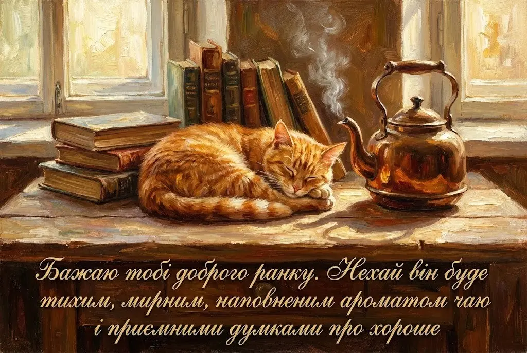 Доброго ранку з котиками: найтепліші картинки та душевні побажання для гарного настрою