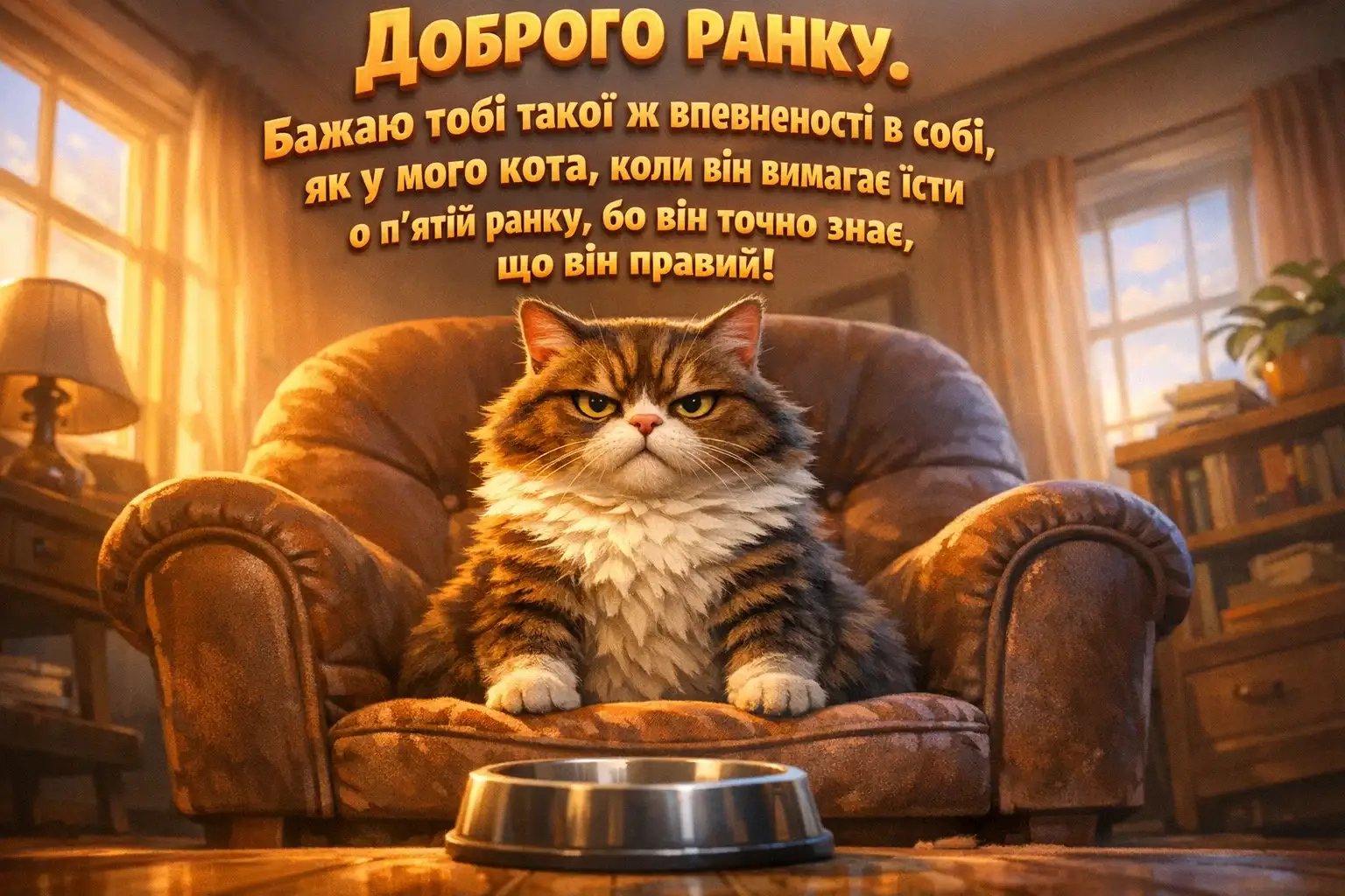 Доброго ранку з котиками: найтепліші картинки та душевні побажання для гарного настрою