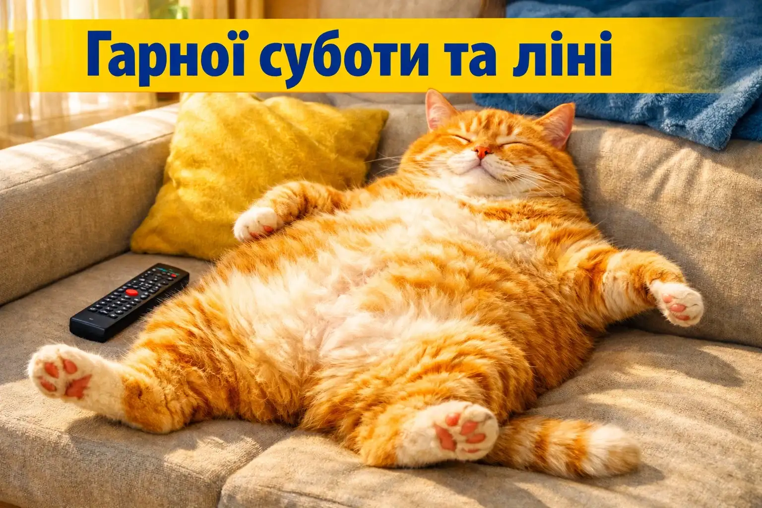 Доброго суботнього ранку: гумор, прикольні картинки та душевні побажання!