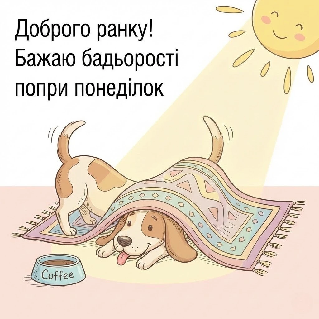 Понеділок, доброго ранку: картинки з гумором та прикольні листівки для бадьорого початку тижня