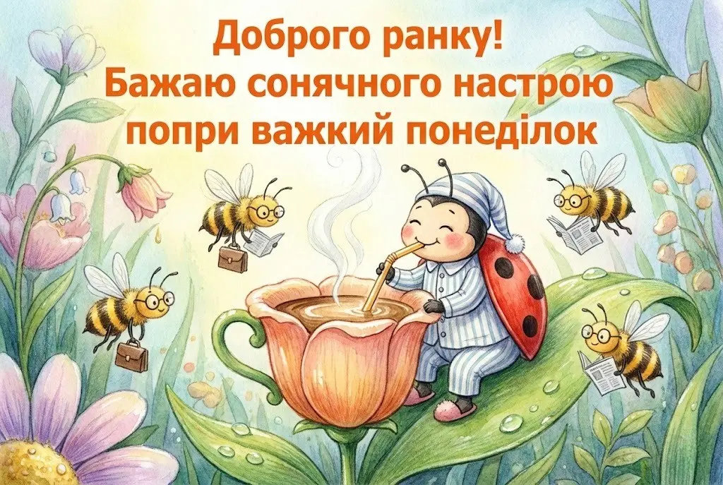 Понеділок, доброго ранку: картинки з гумором та прикольні листівки для бадьорого початку тижня