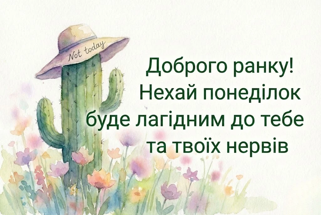 Понеділок, доброго ранку: картинки з гумором та прикольні листівки для бадьорого початку тижня