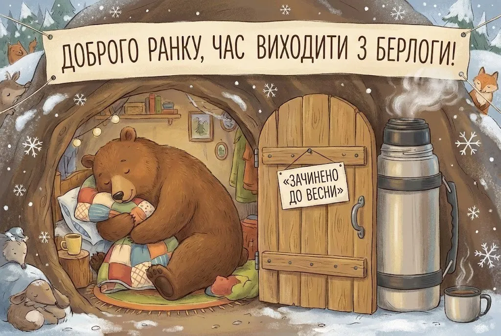 Доброго ранку : добірка кумедних листівок для гарного настрою