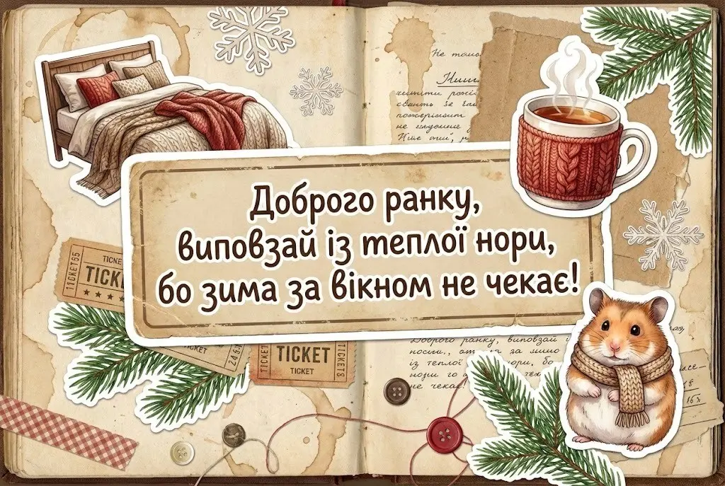 Доброго ранку : добірка кумедних листівок для гарного настрою